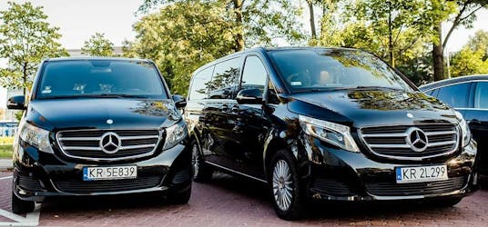 Private transfer between Katowice airport and Krakow city